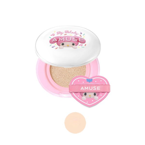 Amuse - Ceramic Skin Perfector Cushion SPF40 PA++ (My Melody & Kuromi special edition) - 15g - 1.5 Natural