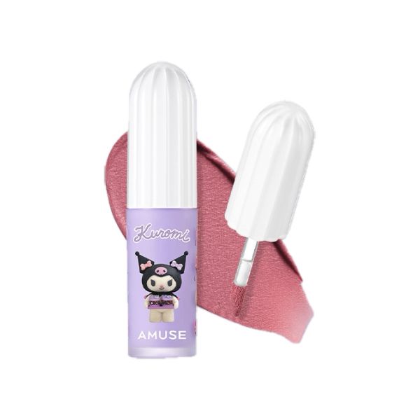 Amuse - Powder Velvet Tint (My Melody & Kuromi special edition) - 3.3g - 09 Strawberry Cotton