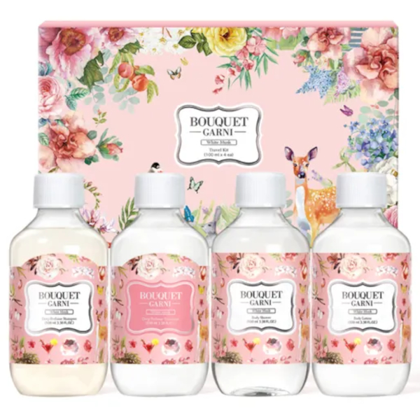 Bouquet Garni - Hair and Body Travel Kit - 100ml*4 - White Musk