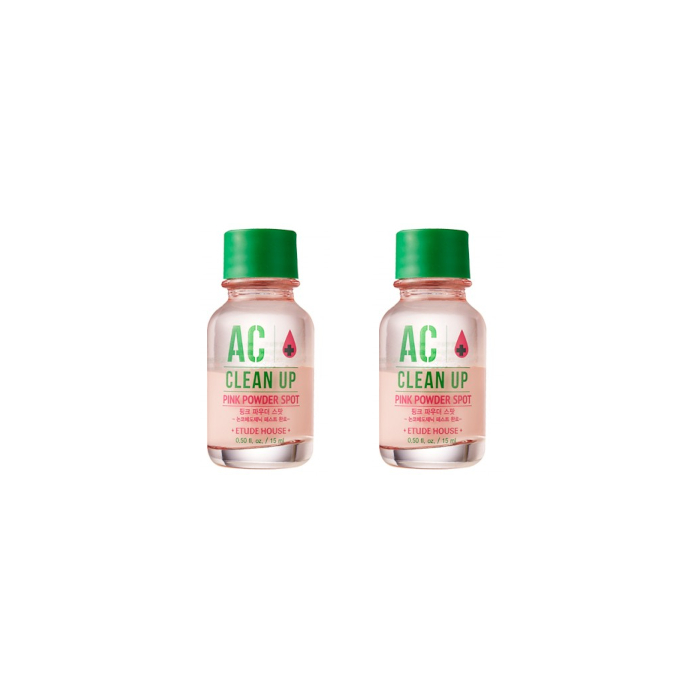 ETUDE - AC Clean Up Pink Powder Spot - 15ml (2ea) Set ETUDE - AC Clean Up Pink Powder Spot - 15ml (2ea) Set