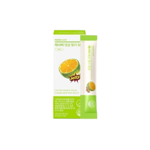 FOODOLOGY - Apple Cider Vinegar Jiggly Jelly - 25000mg x 10 sticks - Grean Tangerine