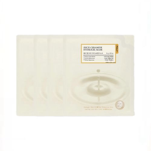 FULLY - Rice Ceramide Hydrogel Mask - 4pcs