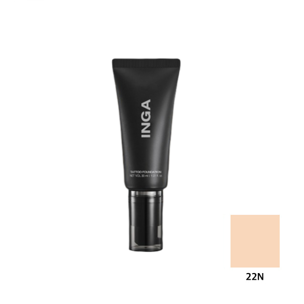 INGA - Tattoo Foundation - 30ml - 22N Neutral Beige