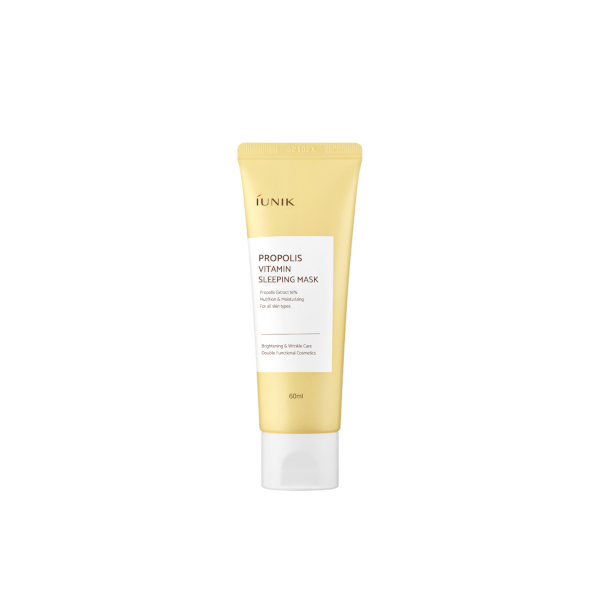 iUNIK Propolis Vitamin Sleeping Mask - 60ml - Moisturizing, Nourishing, Brightening, Soothing