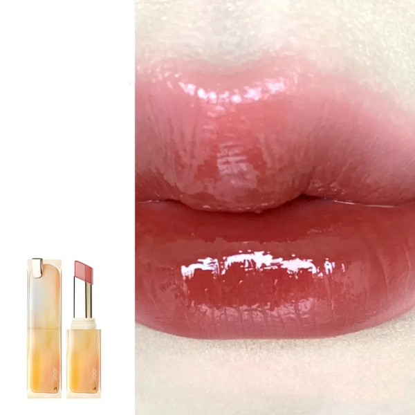Joocyee - Crystal Jelly Mirror Lipstick - 3.5g - 516 Pinenut Chocolate