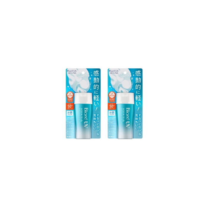 Kao - Biore UV Aqua Rich Water Gel SPF50+ PA++++ - 70ml (2ea) Set Kao - Biore UV Aqua Rich Water Gel SPF50+ PA++++ - 70ml (2ea) Set