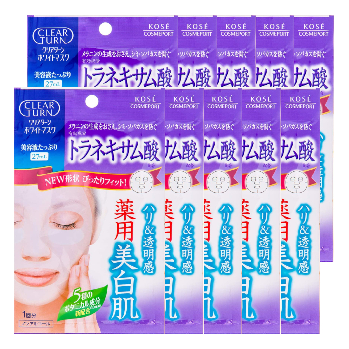Kose  - Clear Turn White Tranexamic Acid White Mask (10ea)