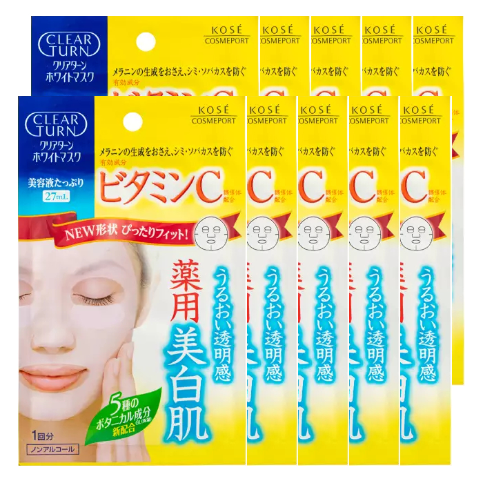 Kose  - Clear Turn White Vitamin C Mask (10ea)