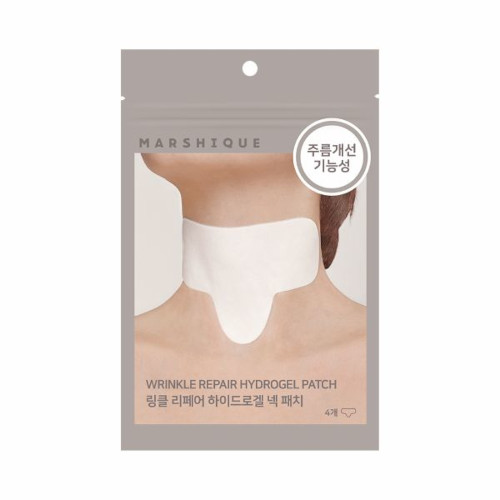 MARSHIQUE - Wrinkle Repair Hydrogel Patch - Neck - 4pcs