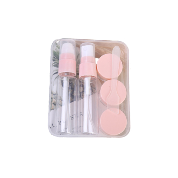 MINGXIER - Travel Container - 6pcs - Pink - 1 set MINGXIER - Travel Container - 6pcs - Pink - 1 set