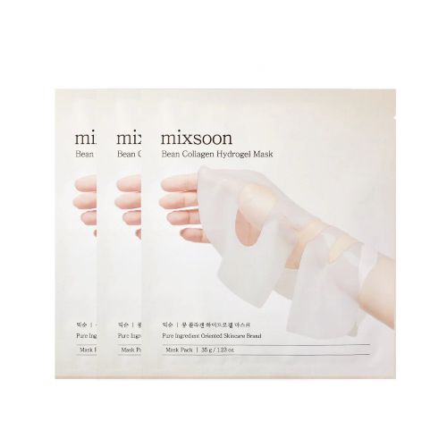 mixsoon - Bean Collagen Hydrogel Mask Pack - 35g*3ea mixsoon - Bean Collagen Hydrogel Mask Pack - 35g*3ea