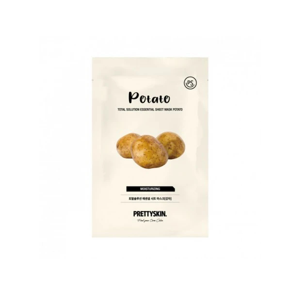 PRETTYSKIN - Total Solution Essential Sheet Mask - Potato - 1pc PRETTYSKIN - Total Solution Essential Sheet Mask - Potato - 1pc