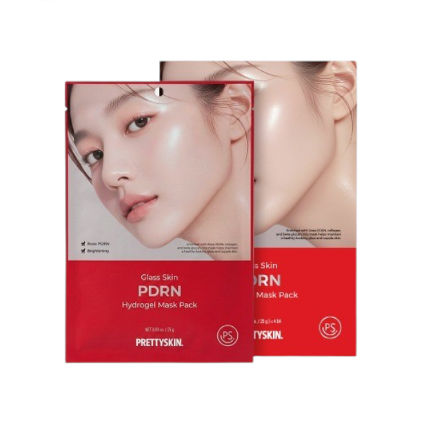PRETTYSKIN - Glass Skin PDRN Hydrogel Mask Pack - 25g x 4ea