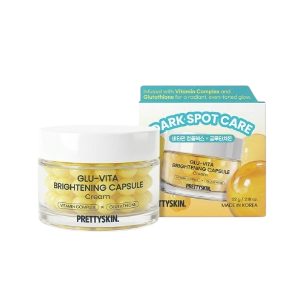 PRETTYSKIN - Glu-Vita Brightening Capsule Cream - 62g