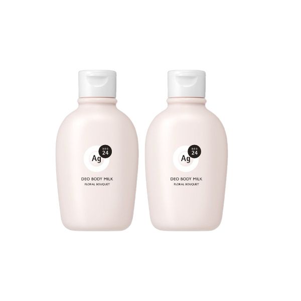 Shiseido - Ag Deo 24 Deodorant Body Milk - 180ml - Floral Bouquet (2ea) Set Shiseido - Ag Deo 24 Deodorant Body Milk - 180ml - Floral Bouquet (2ea) Set
