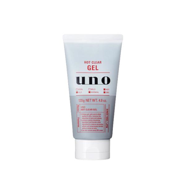 Shiseido - Uno Hot Clear Gel - 120g Shiseido - Uno Hot Clear Gel - 120g