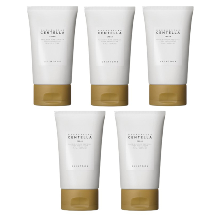 SKIN1004 Madagascar Centella Cream - 75ml - White (5ea) Set SKIN1004 Madagascar Centella Cream - 75ml - White (5ea) Set