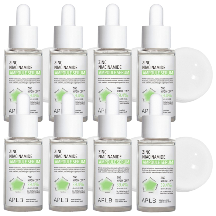 APLB - Zinc Niacinamide Ampoule Serum - 40ml (8ea) Set