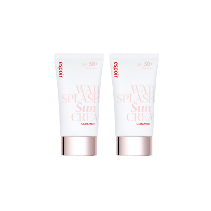 eSpoir - Water Splash Sun Cream Ceramide SPF50+ PA++++ - 60ml (2ea) Set