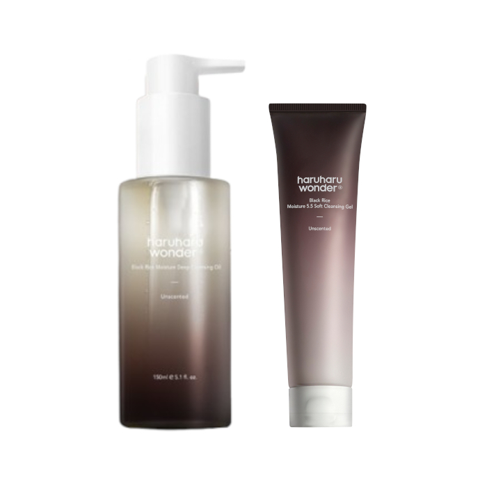 Haruharu WONDER - Black Rice Cleansing Duo Set Haruharu WONDER - Black Rice Cleansing Duo Set