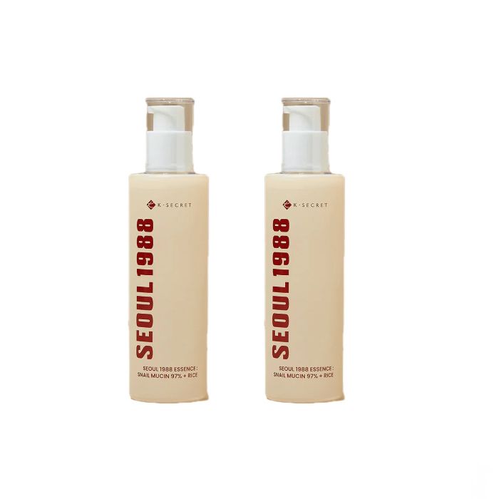 KSECRET - SEOUL 1988 Essence : Snail Mucin 97% + Rice - 100ml (2ea) Set