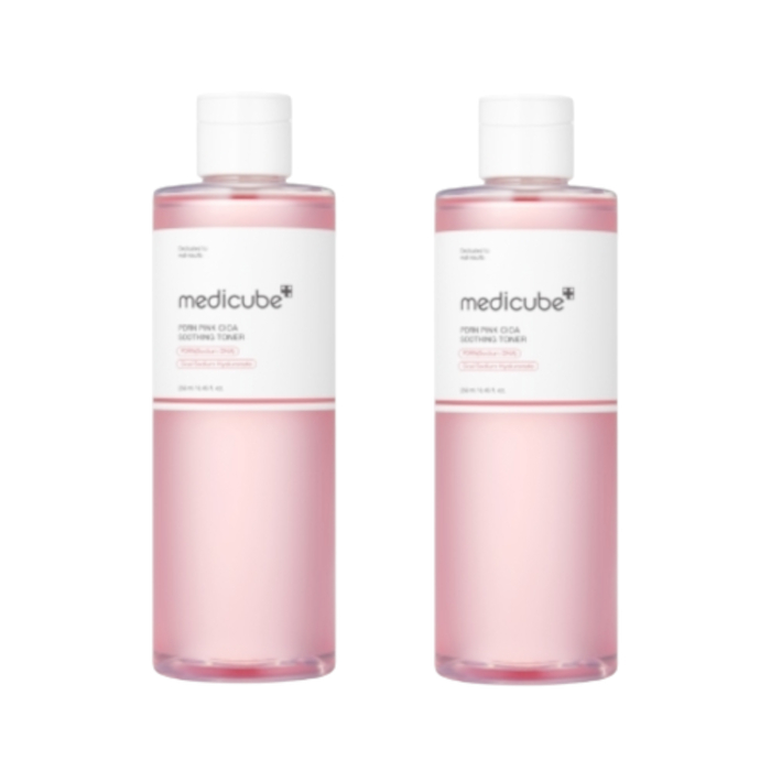 medicube - PDRN Pink Cica Soothing Toner - 250ml (2ea) Set medicube - PDRN Pink Cica Soothing Toner - 250ml (2ea) Set