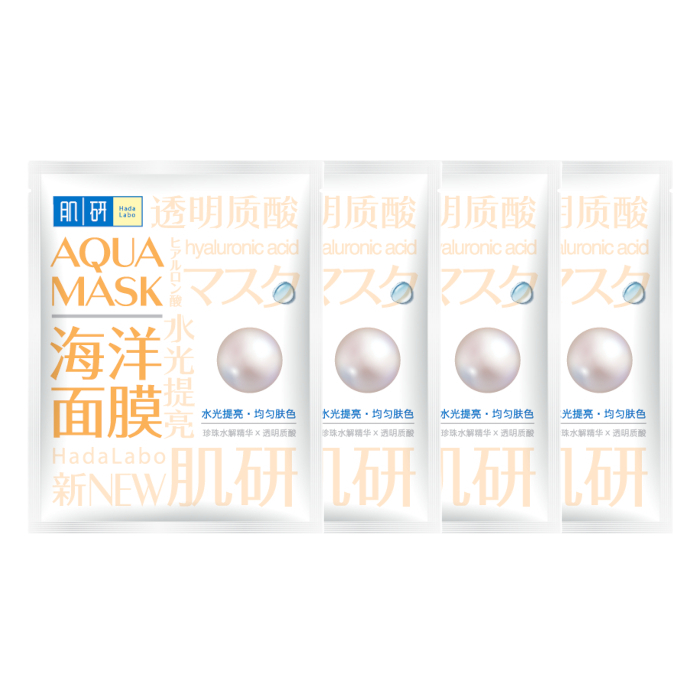 Rohto Mentholatum - Hada Labo Brightening Aqua Mask (4ea)