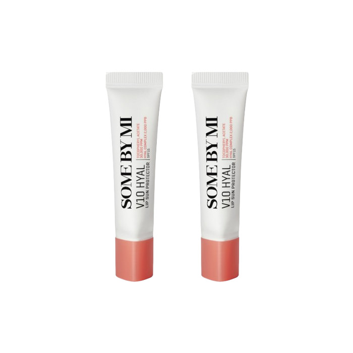 SOME BY MI - V10 Hyal Lip Sun Protector SPF15 - 7ml - Rosy (2ea) Set