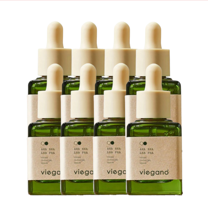 Viegano - AHA BHA LHA PHA Vegan Clearing Serum - 35ml (8ea) Set