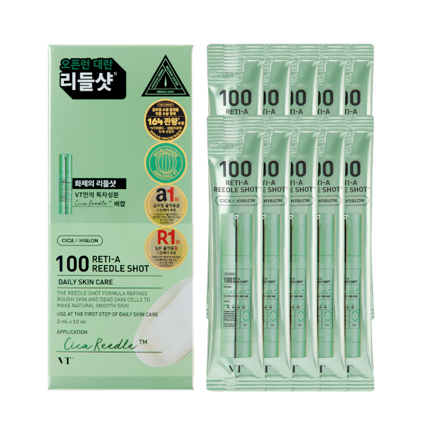 VT - Reti-A Reedle Shot 100 Stick Pouch - 2ml*10ea VT - Reti-A Reedle Shot 100 Stick Pouch - 2ml*10ea