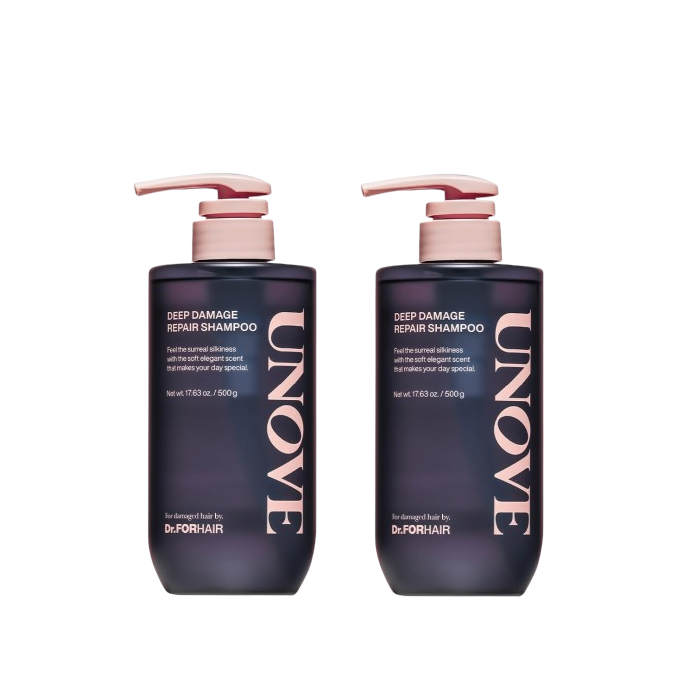 Dr. FORHAIR - UNOVE Deep Damage Repair Shampoo - 500g (2ea) Set Dr. FORHAIR - UNOVE Deep Damage Repair Shampoo - 500g (2ea) Set